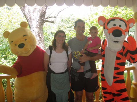 with Pooh and Tigger