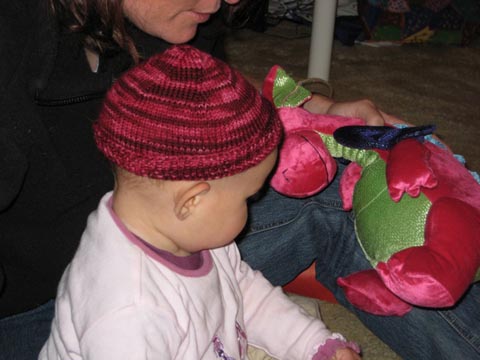 The Beanie that Aunty Char knitted for me :-)