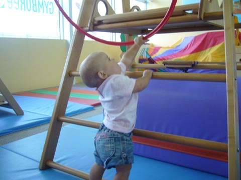 playing on the rings