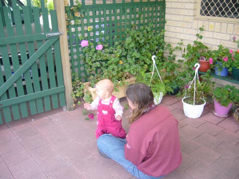 Tegan in the Garden