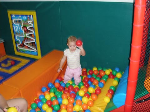 In the Ball pit