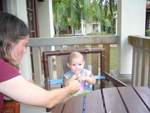 Lunch on the Balcony at Sebana Cove