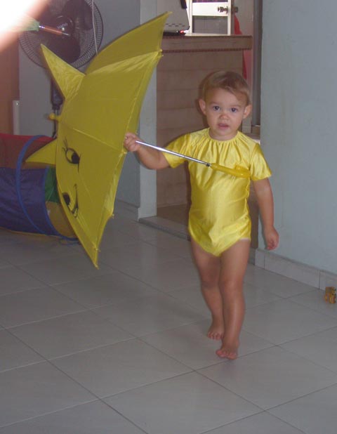 My new gymnastics outfit, and my new Umbrella