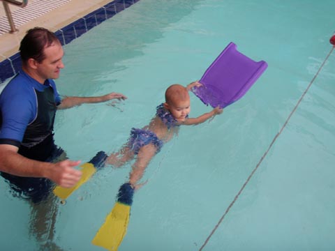 Swimming with Dad