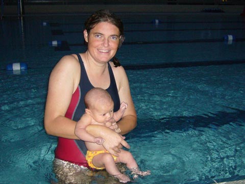 Tegan's 1st Swim Lesson